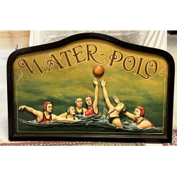 WATER-POLO - Grand panneau décoratif en 