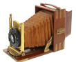 Appareil photo en bois vernis HEMAX 9x12
