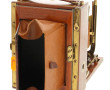 Appareil photo en bois vernis HEMAX 9x12