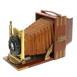 Appareil photo en bois vernis HEMAX 9x12