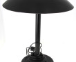 Lampe en métal laqué noir (le douilles,