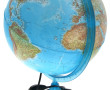 Globe terrestre éclairant sur base plast