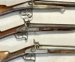 Lot de trois fusils de chasse XIXe à pe