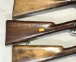Lot de trois fusils de chasse XIXe à pe