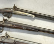 Lot de trois fusils de chasse XIXe à pe