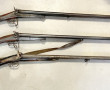 Lot de trois fusils de chasse XIXe à pe