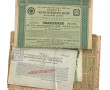 Lot de vieux papiers : bons au porteur (