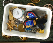 INSIGNES - Valise de marin garnie de pho