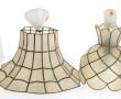 Lot de 2 suspensions vintage en nacre