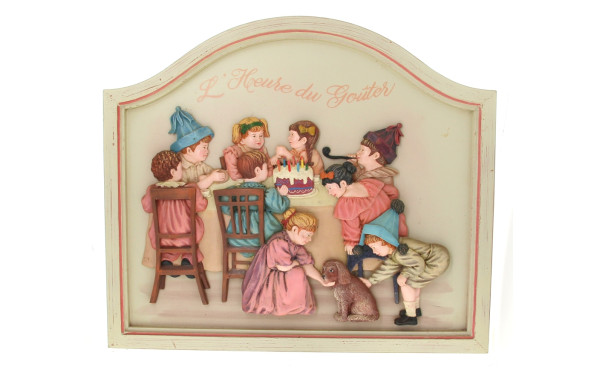 "L'heure du goûter", panneau décoratif e