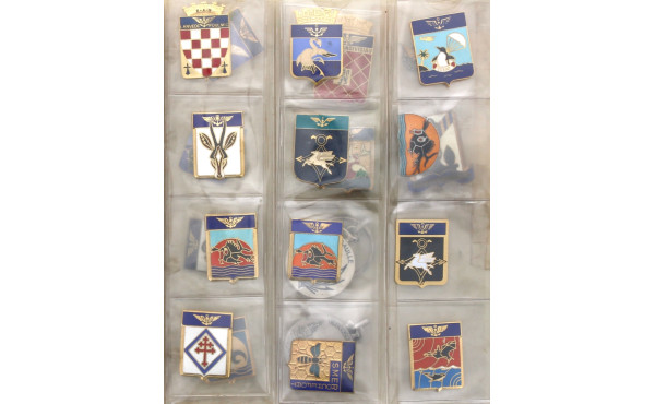 INSIGNES - Classeur de 54 insignes essen
