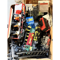 Caisse de trains pour enfant, 2 locomoti