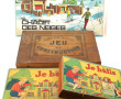 Lot de 4 jeux de construction en bois, c