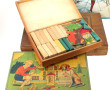 Lot de 4 jeux de construction en bois, c