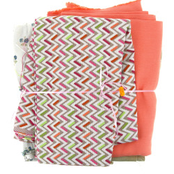 Lot de 4 coupons de tissu
