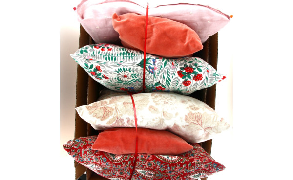 Lot de 6 coussins déhoussables réalisés 