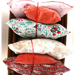 Lot de 6 coussins déhoussables réalisés 
