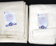 Lot de draps anciens dont brodés