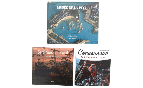 CONCARNEAU - Lot de 3 ouvrages : Cyrille