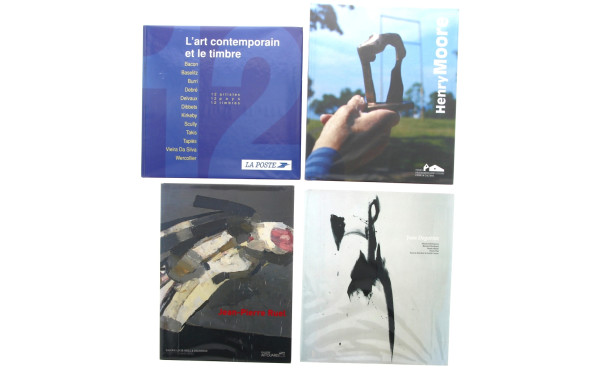 ART CONTEMPORAIN - Lot de 4 ouvrages : "