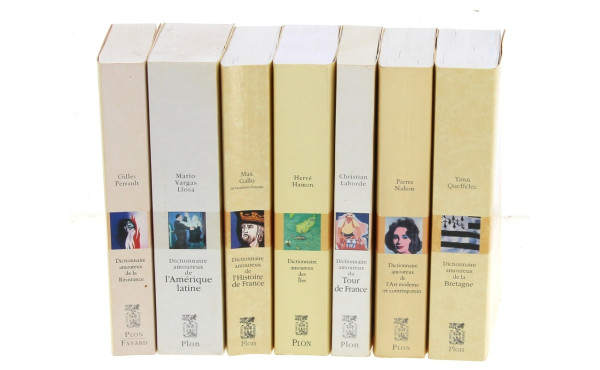 DICTIONNAIRE AMOUREUX - Lot de 7 ouvrage