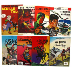 Lot de 8 BD souples en EO dont 4 volumes