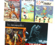 Lot de 20 BD rigides diverses dont 2 BD 