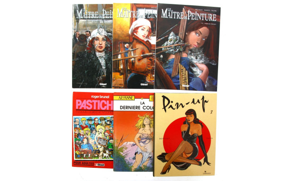Lot de 6 BD adulte dont une série complè