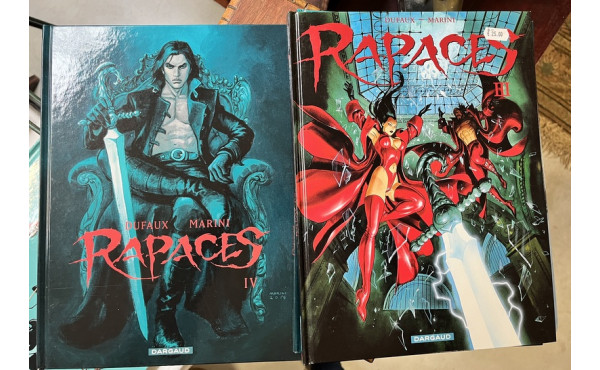 Lot de 6 BD rigides illustrées par Marin
