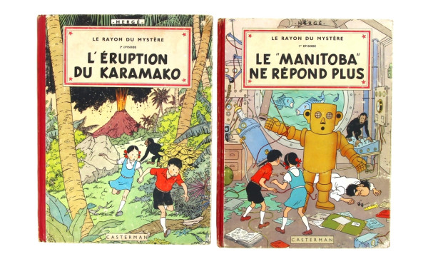 HERGE - "Le rayon du mystère" épisode 1 