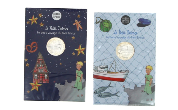 LE PETIT PRINCE - 2 pièces de 10 € argen