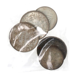 Lot de pièces en argent : 2 pièces de 10