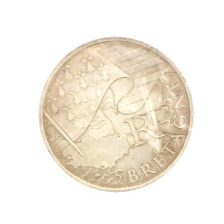 Pièce de 10 euros en argent région Breta
