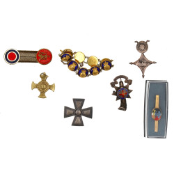 Thème militaire - Lot comprenant un croi