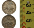 Lot comprenant 2 pièces de 50 centimes e