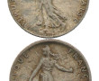 Lot comprenant 2 pièces de 50 centimes e