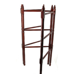 Petit porte-serviettes pliant en bois, H
