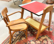 Chaise enfant en bois cintré (petit acci
