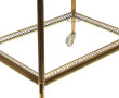 Petite table desserte sur roulettes en l