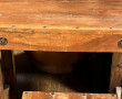 Trois petites tables gigognes, bois exot