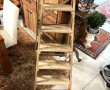 Escabeau de peintre ancien en bois en bo