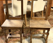 Paire de chaises lorraines en chêne