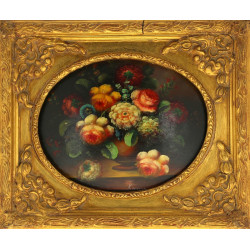 Ecole fin Xxème "Bouquet de fleurs", hui