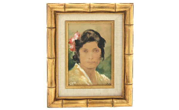 Ecole Française début Xxème "Portrait de