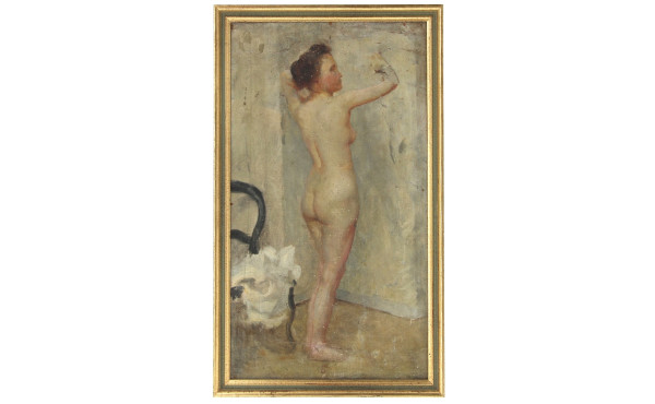 Ecole Française, fin XIXème "Nu féminin 