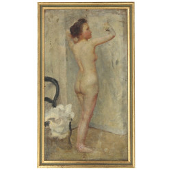 Ecole Française, fin XIXème "Nu féminin 