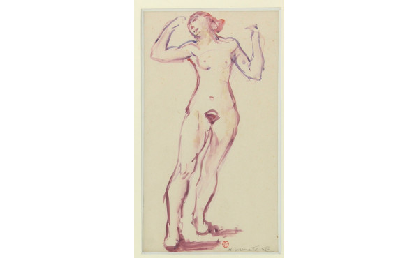 Suzanne TOURTE (1904-1979) "Nu féminin",