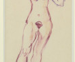 Suzanne TOURTE (1904-1979) "Nu féminin",