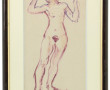 Suzanne TOURTE (1904-1979) "Nu féminin",