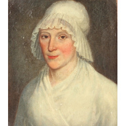 Ecole Française XVIIIème "Portrait de fe